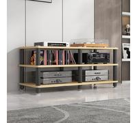 Console Tables Behind Sofa - Modern Mirrored Display with Marble Finish, Floating Wall-Mounted Media Shelf for Entryway and Living Room