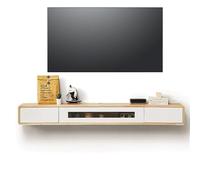 Console Tables Storage Hallway Desk for Hallway Narrow Side Table，Floating TV Stand Solid Wood Wall Mounted TV Cabinet Lowboard for Living Room Adjustable Sizes 120 240 cm Stylish Home Enter