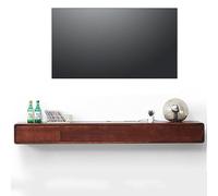 Console Tables Storage Hallway Desk for Hallway Narrow Side Table，Floating TV Stand Solid Wood Wall Mounted TV Cabinet Lowboard for Living Room Adjustable Sizes 120 240 cm Stylish Home Enter