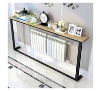 Console Tables Storage Hallway Desk for Hallway Narrow Side Table，Sofa Console Table with Storage Shelf, Long Skinny Table for Living Room, Open Storage Space beside Couch, Sturdy Metal Fram