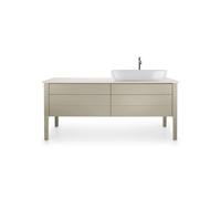 Console Unit Duravit Luv Quartz, Right basin 1783x595mm Sand Polished LU9468R2525
