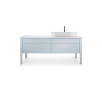 Console Unit Duravit Luv Quartz, Right basin 1783x595mm White Polished LU9468R1717