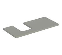 Console Unit Geberit ONE for oval countertop basin left 1050x30mm Greige Mat