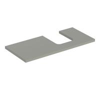 Console Unit Geberit ONE for oval countertop basin right 1050x30mm Greige Mat
