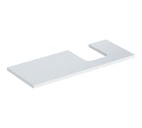 Console Unit Geberit ONE for oval countertop basin right 1200x30mm Glossy White