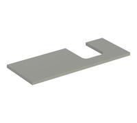 Console Unit Geberit ONE for oval countertop basin right 1200x30mm Greige Mat