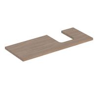 Console Unit Geberit ONE for oval countertop basin right 1200x30mm Oak