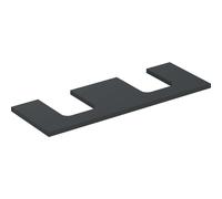 Console Unit Geberit ONE for oval double washbasin 1350x30mm Glossy Sand Grey
