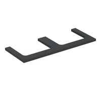 Console Unit Geberit ONE for rectangular double washbasin 1200x30mm Glossy Sand Grey