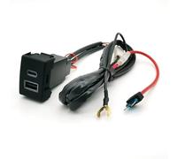 Console USB Socket Compatible With Suzuki For Jimny 2007-2015 Car Dual C PD Ports QC3.0 Right Hole Position 12V Socket USB Interface Adapter