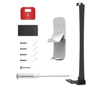 Console Wall Mount Kit For PS5 SLIM, Game Console Wall Mount Stand Holder With Controller Hanger Hook Storage Stand Accessories (Black)