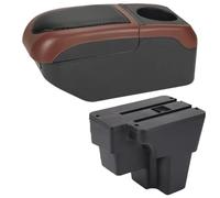 Consoles Armrest For Kia RIO Armrest Box For Kia Stonic For KIA Rio Lx For Cerato Car Armrest Retrofit Part Storage Box Car Accessorie South America(BLACK CURRY)