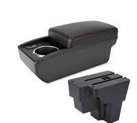 Consoles Armrest For Kia Rio Armrest Box For Kia Stonic For Kia Rio Lx For Kia Cerato Car Armrest Retrofit Part Storage Box Car Accessorie South America With U.S.B(B1 RED LINE 6 USB)