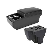 Consoles Armrest For Kia Rio Armrest Box For Kia Stonic For Kia Rio Lx For Kia Cerato Car Armrest Retrofit Part Storage Box Car Accessorie South America With U.S.B(A2 BLACK LINE NO USB)