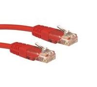 Consoletronic 5 Metre Red Network Ethernet RJ45 Cat5E-CCA UTP PATCH 26AWG Cable Lead 5m