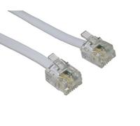 Consoletronic ADSL Broadband Modem Cable RJ11 to RJ11 WHITE 5m