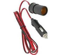 Consoletronic CIGAR/CIGARETTE LIGHTER IN CAR EXTENSION LEAD 2 METRES 12 VOLT 5 AMP RED BLACK SOCKET DC EXTENSION CABLE