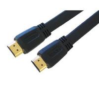 Consoletronic HQ FLAT HDMI Male Plug to Plug Cable Lead GOLD PLATED 10m