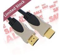 Consoletronic PURE HQ OFC HDMI Cable Lead Gold Plated METAL ENDS 1m