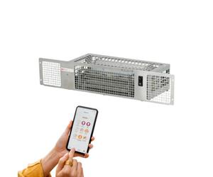 Consort 2Kw Electric Kitchen Plinth Heater Wifi App Controlled Stainless Steel Grille