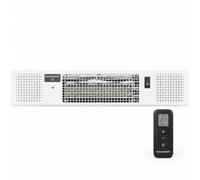 Consort Wireless Plinth Heater PHSL2W 2kW White | 2kW white wireless plinth heater, kitchen kickspace heating, 100mm slimline fit, LED indicator, safety cut-out, 2.2m cable
