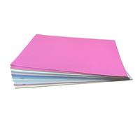 Consortium A2 Sugar Paper, 420 x 594mm, 100gsm, 250 Sheets, 10 Assorted Colours