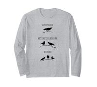 Conspiracy Attempted Murder - Murder Crow Pun Joke Long Sleeve T-Shirt