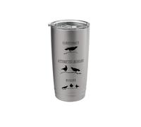 Conspiracy Attempted Murder - Murder Crow Pun Joke Stainless Steel Insulated Tumbler