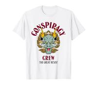 Conspiracy Crew The Great Resist (Quote & Dragon Graphic) T-Shirt