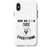 Conspiracy design for seekers of truth with Eye and symbols Case for iPhone X/XS