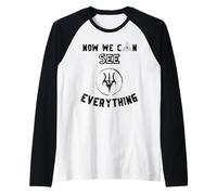 Conspiracy Design for Seekers of Truth with Eye and Symbols Raglan Baseball Tee