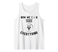 Conspiracy Design for Seekers of Truth with Eye and Symbols Tank Top