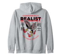 Conspiracy Realist (Conspiracy Theory Statement) Zip Hoodie