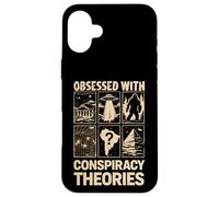 Conspiracy Theories Alien Bigfoot Science Fiction Lovers Case for iPhone 16 Plus