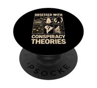 Conspiracy Theories Alien Bigfoot Science Fiction Lovers PopSockets Adhesive PopGrip