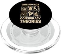 Conspiracy Theories Alien Bigfoot Science Fiction Lovers PopSockets PopGrip for MagSafe