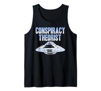 Conspiracy Theorist Alien Space Humor Believer Tank Top