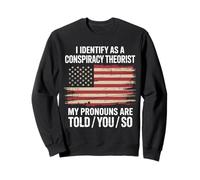 Conspiracy Theorist I Identify As A Conspiracy Theorist Sweatshirt