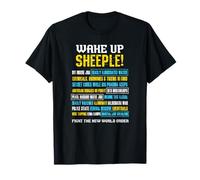 Conspiracy Theory Shirt Wake Up Sheeple Tshirt T-Shirt