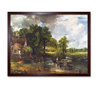 Constable The Hay Wain Landscape Painting Art Print Framed Poster Wall Decor 12x16 inch