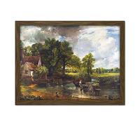 Constable The Hay Wain Landscape Painting Artwork Framed Wall Art Print 18X24 Inch
