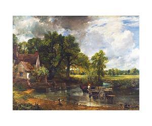 Constable The Hay Wain Landscape Painting Large XL Wall Art Canvas Print, Living Room