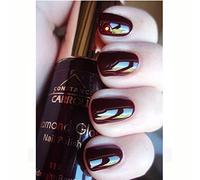 Constance Carroll Diamond Gloss Nail Polish 5 Day Wear Midnight Rouge 115