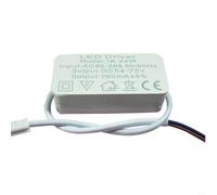 Constant Current LED Driver Transformer Power Supply 260mA for LED with Wide Voltage Range and Safety Protection Features Compatible with Ceiling(18-24W)