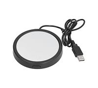 Constant Temperature Coaster USB Powered Milk Cup Warmer Heater for Home Office Kitchen (Black)