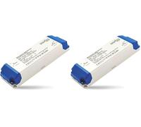 Constant Voltage Dimmable LED Driver 50W 24V IP20 Rated for Indoor LED Lighting (Pack of 2)