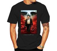 Constantine 2005 Movie Poster Keanu Reeves T Shirt 95% Cotton Black XXL