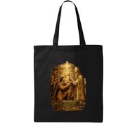 Constantine and Religious Authority Natural Cotton Tote Bag Black
