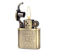 Constantine Antique Style Lighter, Vintage Kerosene Lighter, Bronze Engraved Kerosene Lighter, Portable Lighter, Old Style Lighter, Metal Kerosene Lighter (without Kerosene)