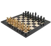 Constantine Series Ebony Chess Set, 4.5 inch King, 23.6 inches Board